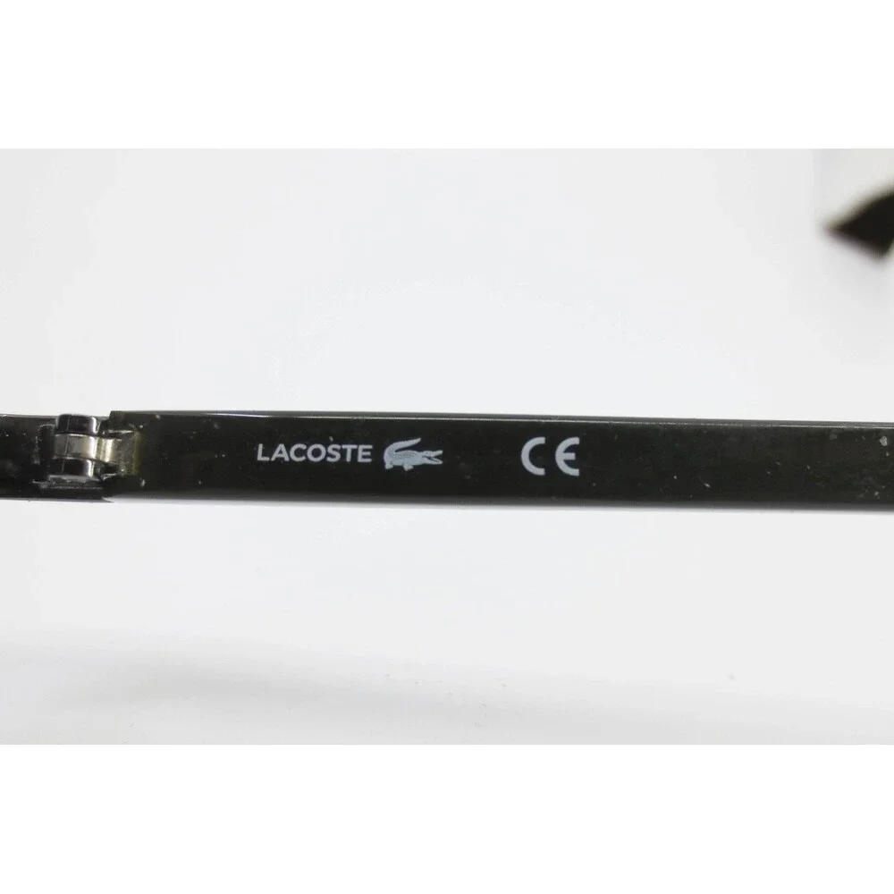 Lacoste L163S Aviator Sunglasses Gunmetal Black Metal Frame Pilot 62-13-140 035